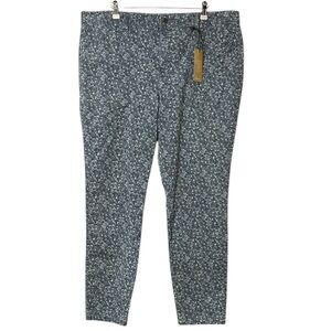 Orvis Ramble Utility Pants 4-Way Stretch Floral Camo Gray Ankle Pants Size 18